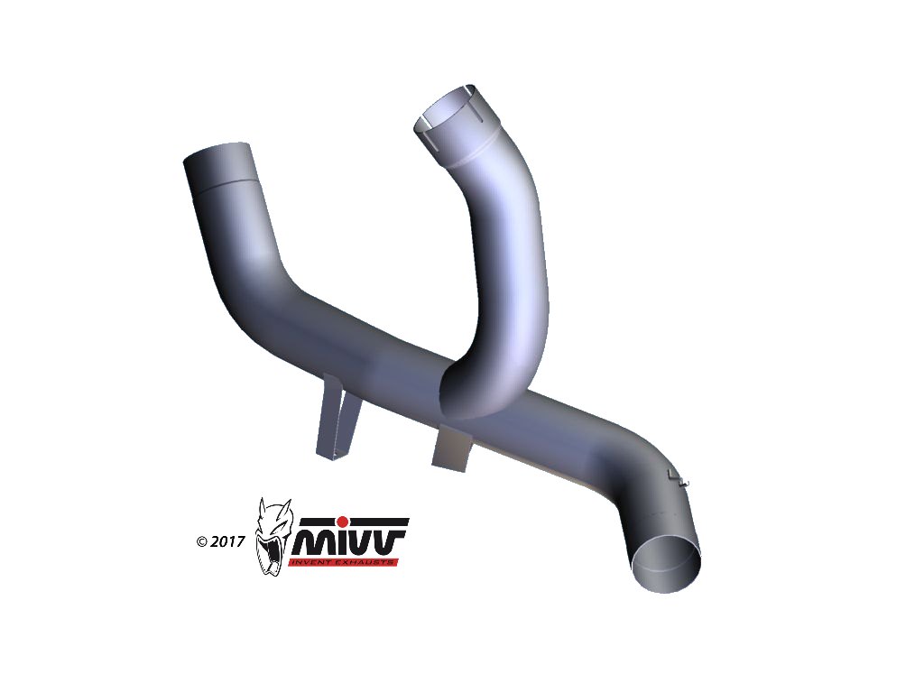MIVV No-kat pipe Exhaust For Ducati Multistrada 1200/1260 Enduro 2016-2021 MIVV No-kat pipe Exhaust For Ducati Multistrada 1200/1260 Enduro 2016-2021