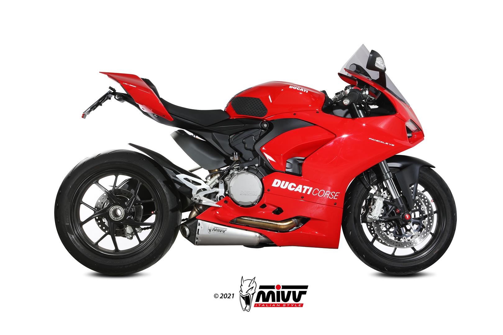 MIVV 2 Slip-on, Delta Race Stainless Steel, Standard Exhaust For Ducati Panigale V2 2020-2021 MIVV 2 Slip-on, Delta Race Stainless Steel, Standard Exhaust For Ducati Panigale V2 2020-2021