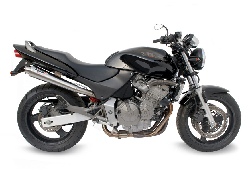 MIVV Slip-On, X-cone Stainless Steel, Standard Exhaust For Honda Hornet 600  1998-2002
