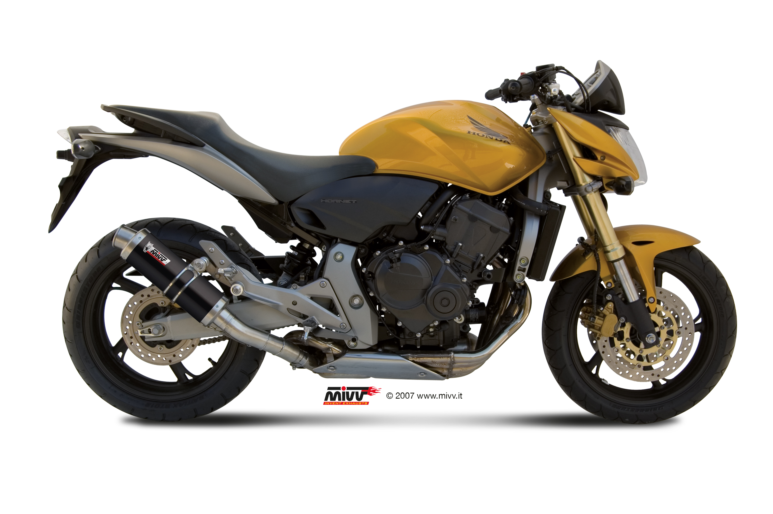 MIVV Slip-On, GP Carbon, Standard Exhaust For Honda CBR 600F 11-13, Hornet 600 07-13 MIVV Slip-On, GP Carbon, Standard Exhaust For Honda CBR 600F 11-13, Hornet 600 07-13