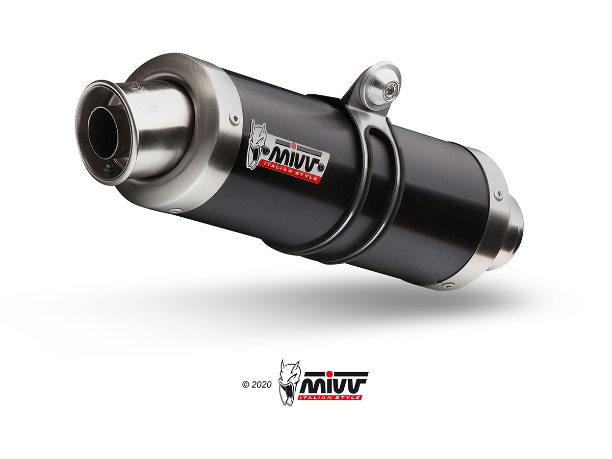 MIVV 2 Slip-on, GP Black, Standard Exhaust For Kawasaki Z1000 2003-2006 MIVV 2 Slip-on, GP Black, Standard Exhaust For Kawasaki Z1000 2003-2006