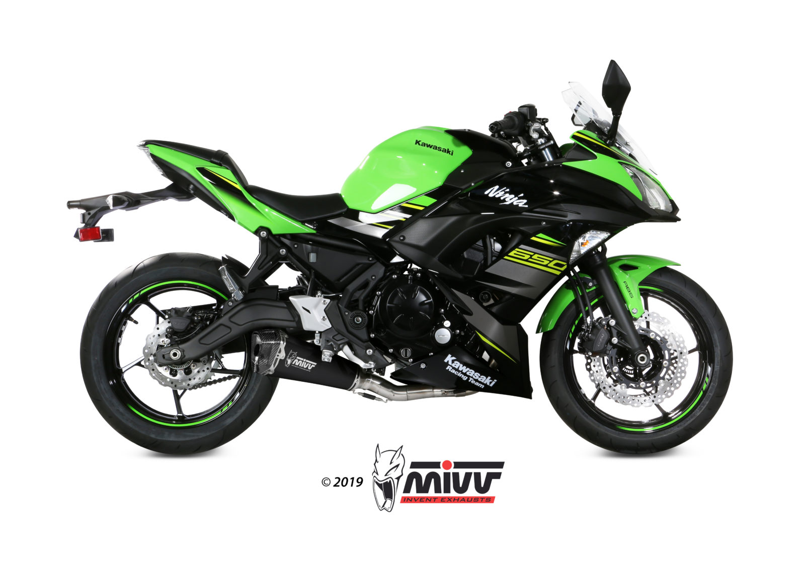 MIVV Full System 2x1, Delta Race Black, Standard Exhaust For Kawasaki Ninja 650 / Z650 2017-2022 MIVV Full System 2x1, Delta Race Black, Standard Exhaust For Kawasaki Ninja 650 / Z650 2017-2022