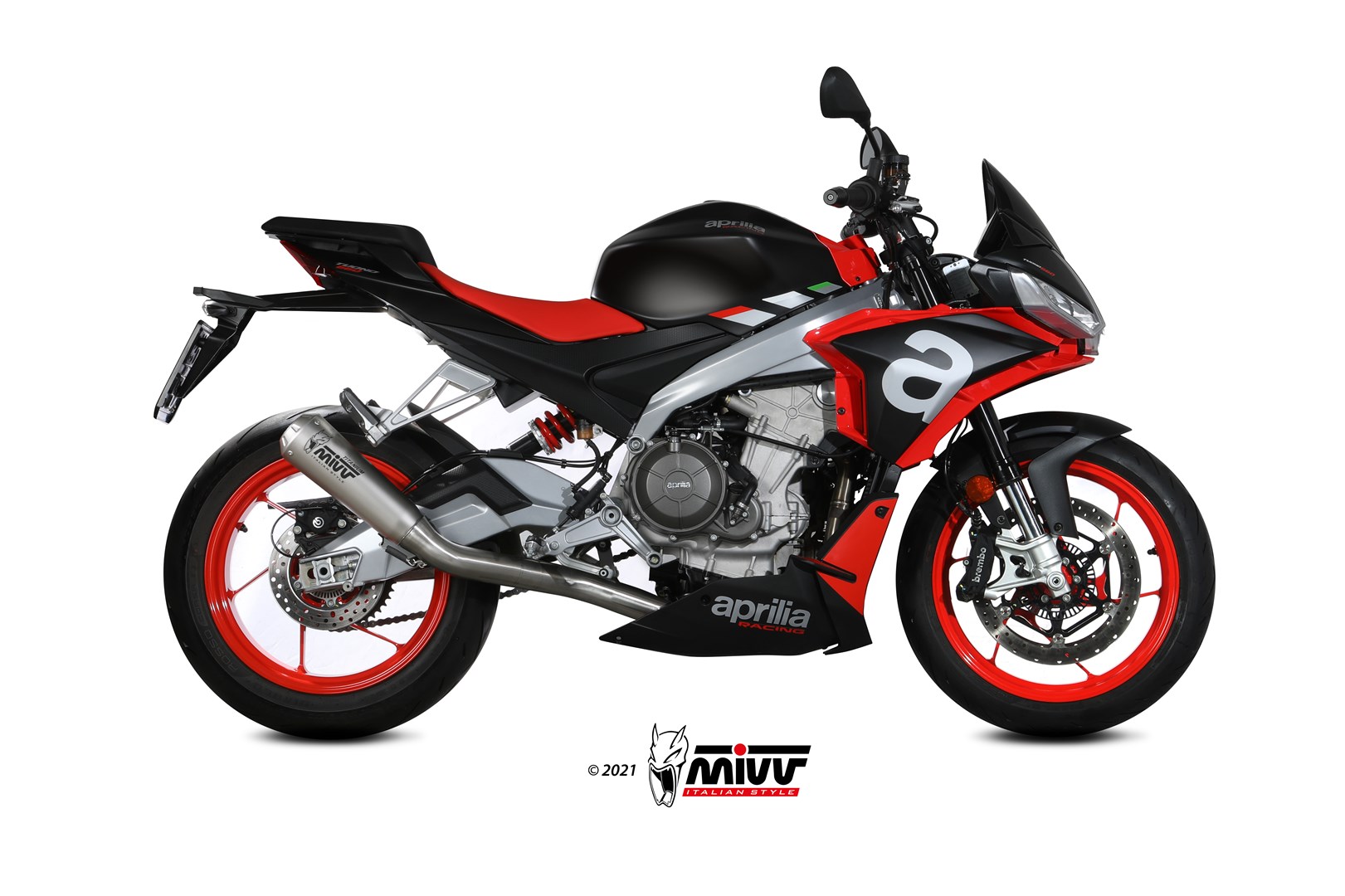 MIVV Full System 1x1, X-M1 Titan, Alto/High up Exhaust For Aprilia Tuono 660 21, RS 660 20-21 MIVV Full System 1x1, X-M1 Titan, Alto/High up Exhaust For Aprilia Tuono 660 21, RS 660 20-21
