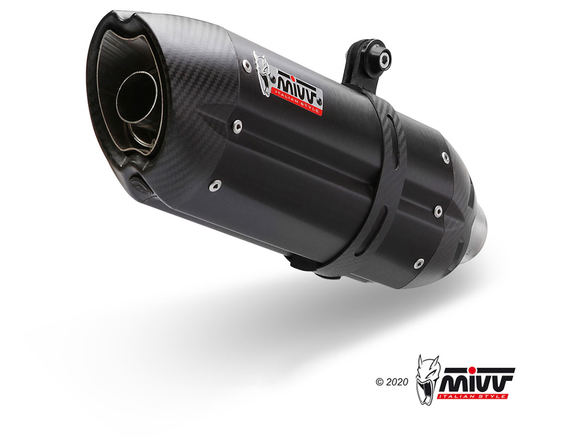 MIVV Slip-on, Suono Black, Standard Exhaust For Suzuki GSX-S 750 2017-2020 MIVV Slip-on, Suono Black, Standard Exhaust For Suzuki GSX-S 750 2017-2020
