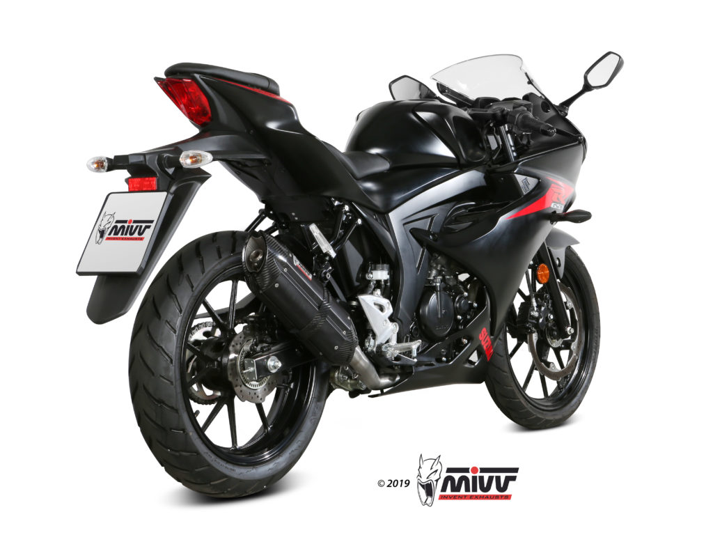 MIVV Full System 1x1, Suono Black, Standard Exhaust For Suzuki GSX