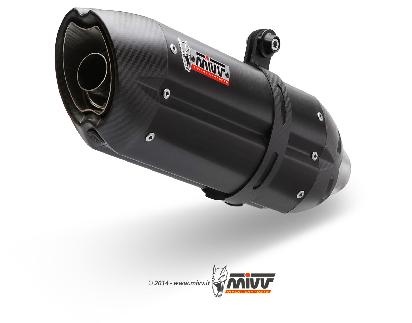 MIVV Full System 1x1, Suono Black, Standard Exhaust For Suzuki GSX