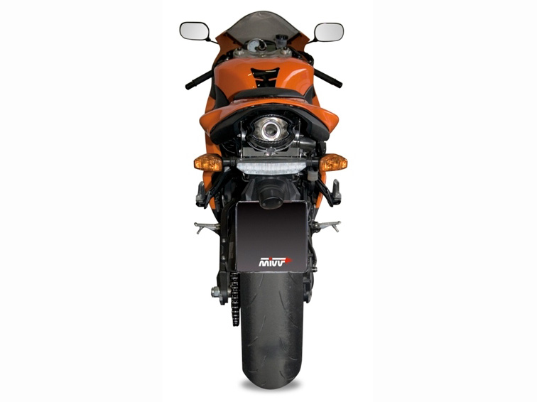 MIVV Slip-on, Suono Stainless Steel, Undertail/Underseat Exhaust 
