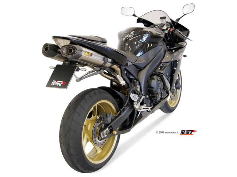 YAMAHA R1 ミブMIVV ステンレススチール マフラー Webike | MIVV ミヴ FULL SYSTEM フルエキゾーストマフラー YZF