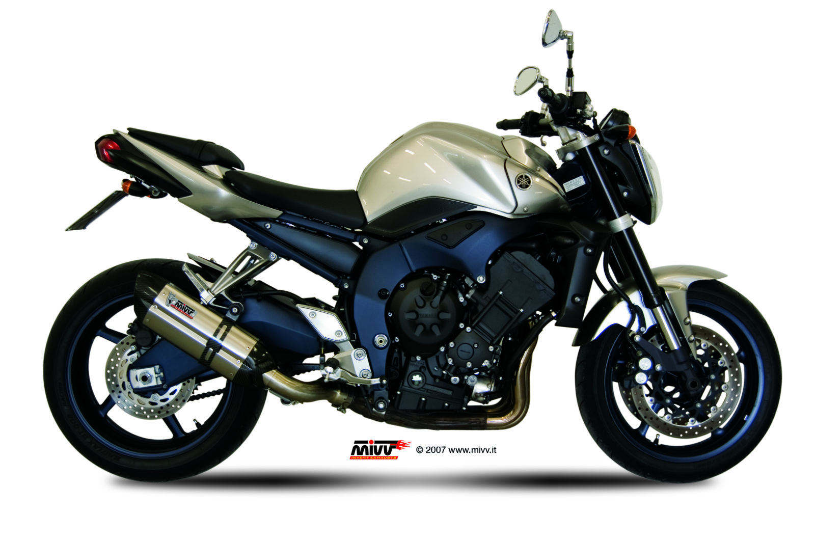 MIVV Slip-on, Suono Stainless Steel, Standard Exhaust For Yamaha FZ1 2006-2016 MIVV Slip-on, Suono Stainless Steel, Standard Exhaust For Yamaha FZ1 2006-2016