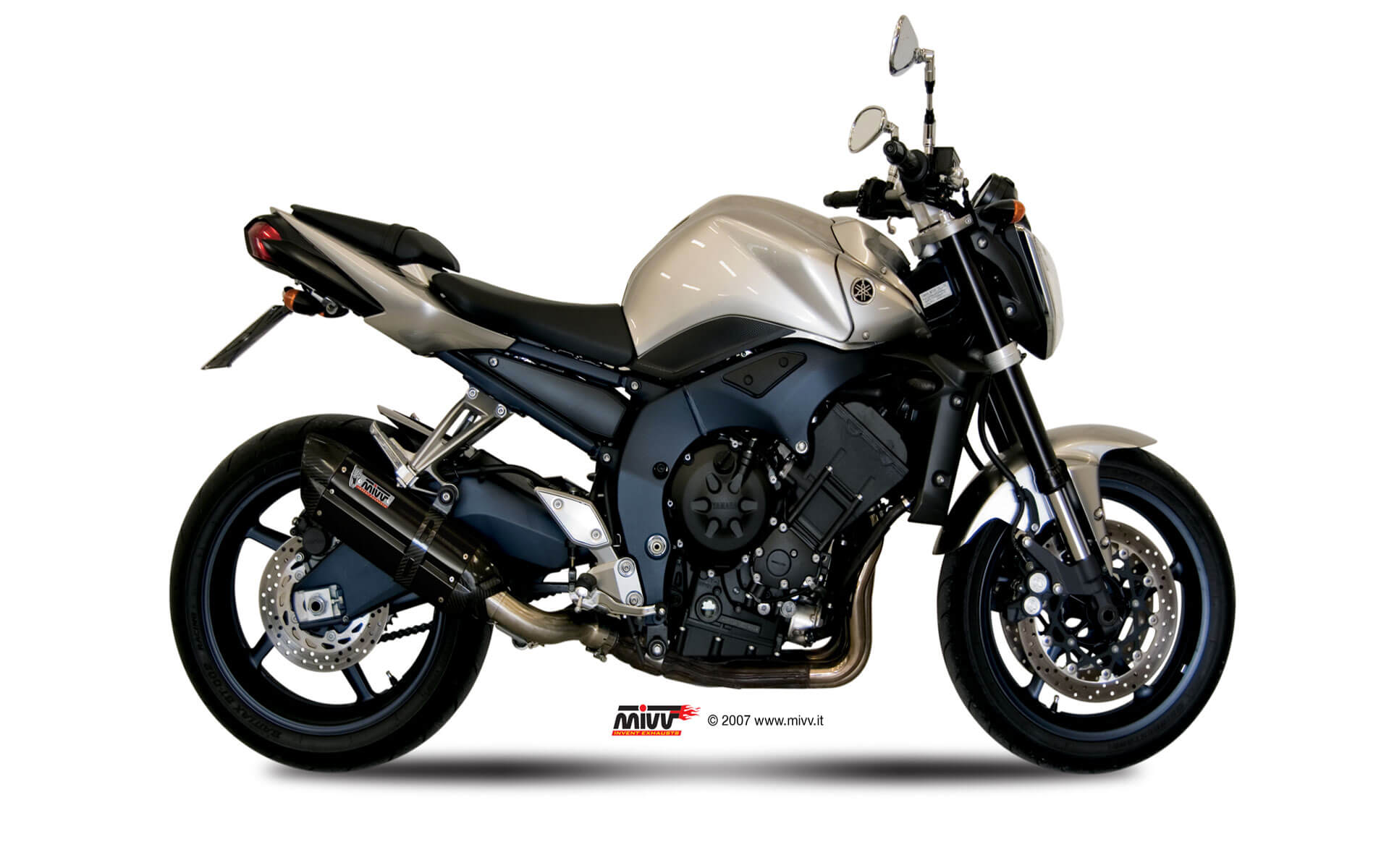 MIVV Slip-on, Suono Black, Standard Exhaust For Yamaha FZ1 2006-2016 MIVV Slip-on, Suono Black, Standard Exhaust For Yamaha FZ1 2006-2016