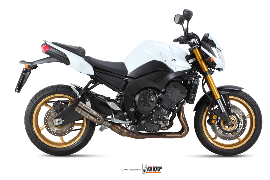MIVV Slip-on, Double Gun Full Titanium, Standard Exhaust For Yamaha FZ8 / Fazer 8 2010-2016 MIVV Slip-on, Double Gun Full Titanium, Standard Exhaust For Yamaha FZ8 / Fazer 8 2010-2016