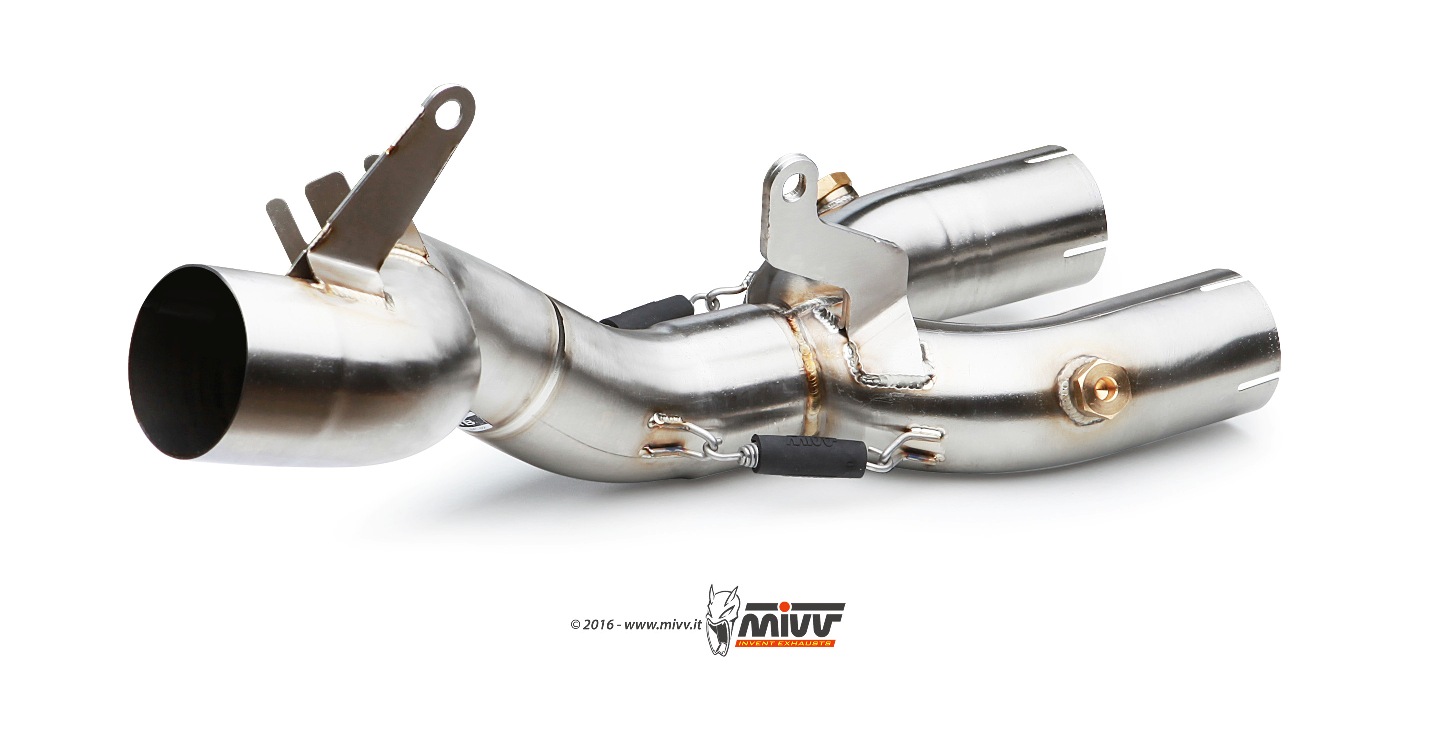 MIVV No-kat pipe (compatible with both MIVV and original silencers) Exhaust For Yamaha YZF-R1 2015-2020 MIVV No-kat pipe (compatible with both MIVV and original silencers) Exhaust For Yamaha YZF-R1 2015-2020