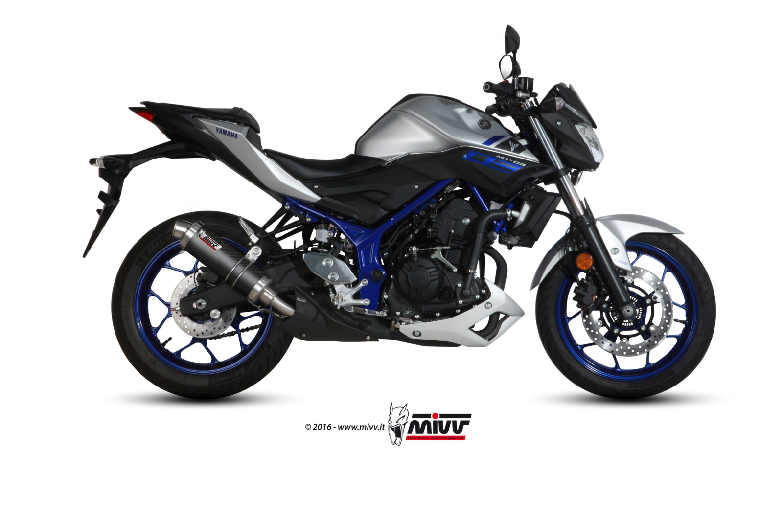 MIVV Slip-on, GP Carbon, Standard Exhaust For Yamaha MT-03 2016-2022 MIVV Slip-on, GP Carbon, Standard Exhaust For Yamaha MT-03 2016-2022