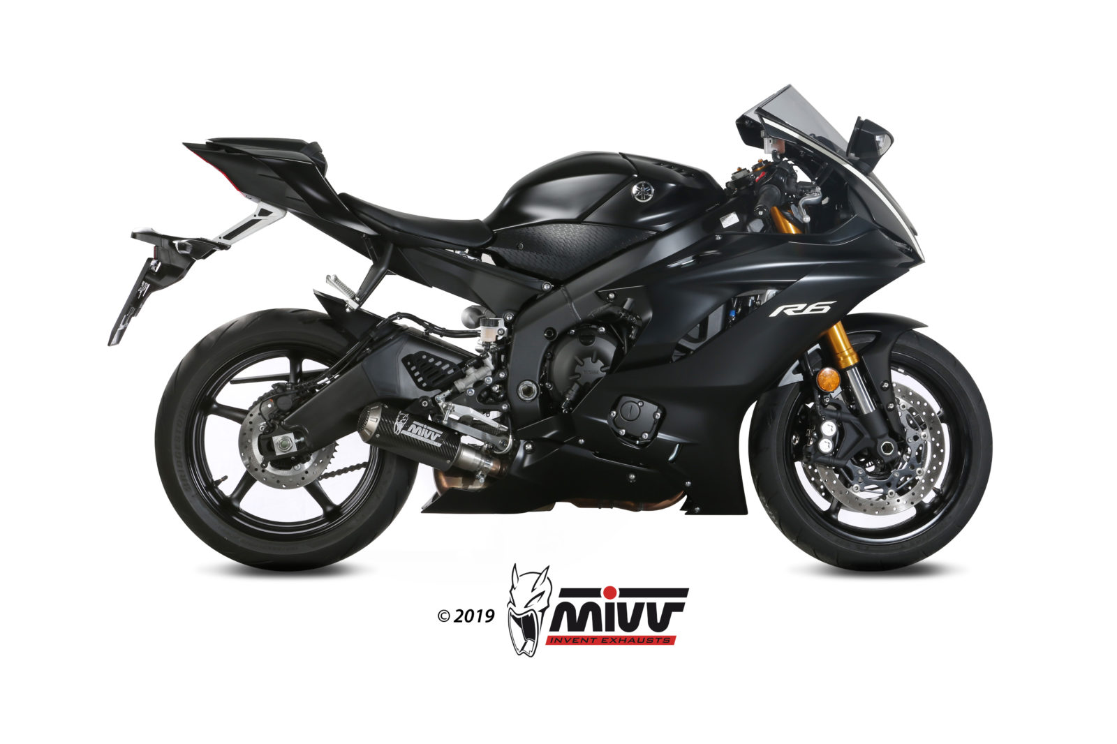 MIVV Slip-on, MK3 Carbon, Standard Exhaust For Yamaha YZF-R6 2017-2022 MIVV Slip-on, MK3 Carbon, Standard Exhaust For Yamaha YZF-R6 2017-2022