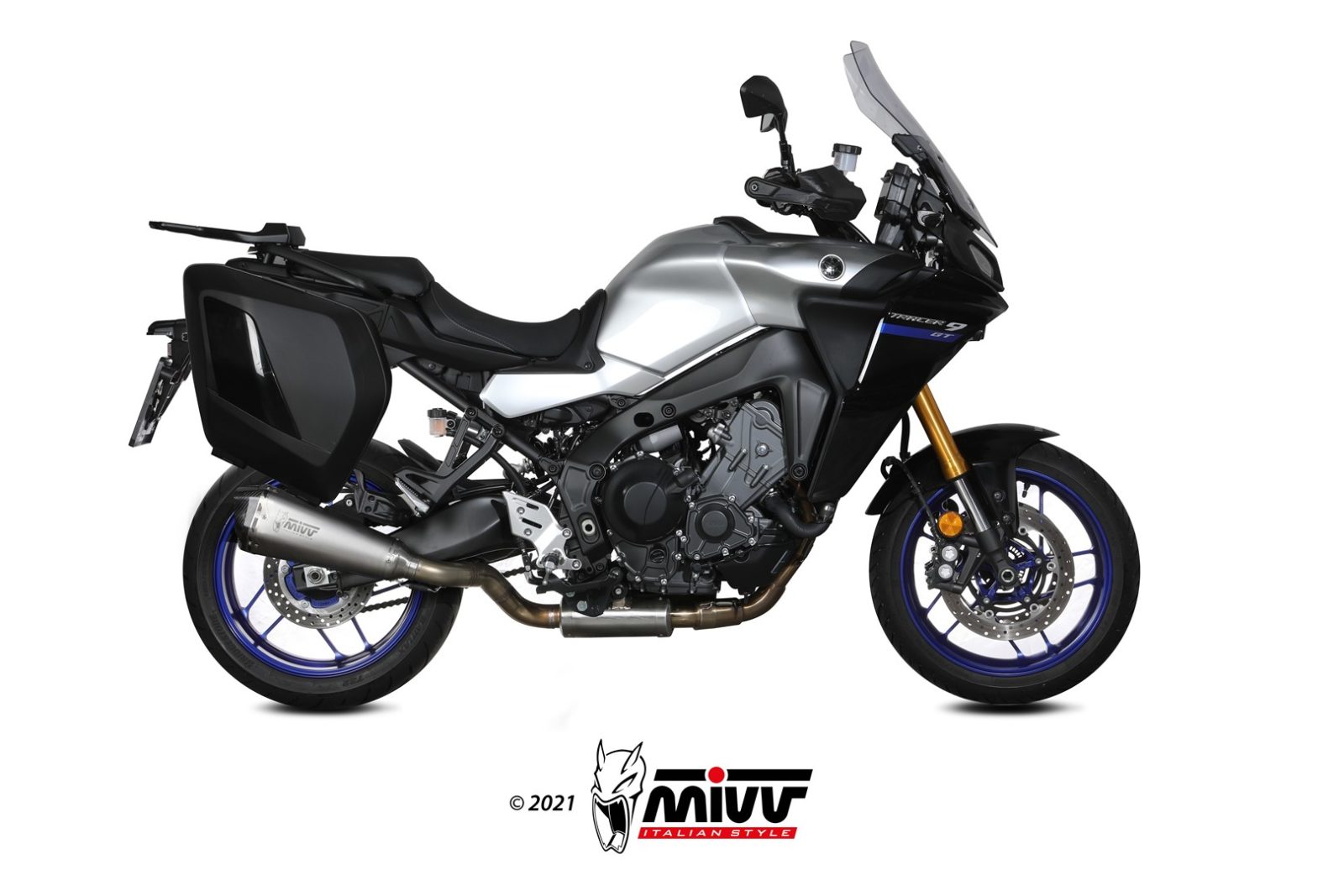 MIVV Full System 3x1, Delta Race Stainless Steel, Standard Exhaust For Yamaha FJ-09 / MT-09 Tracer 2021-2022 MIVV Full System 3x1, Delta Race Stainless Steel, Standard Exhaust For Yamaha FJ-09 / MT-09 Tracer 2021-2022