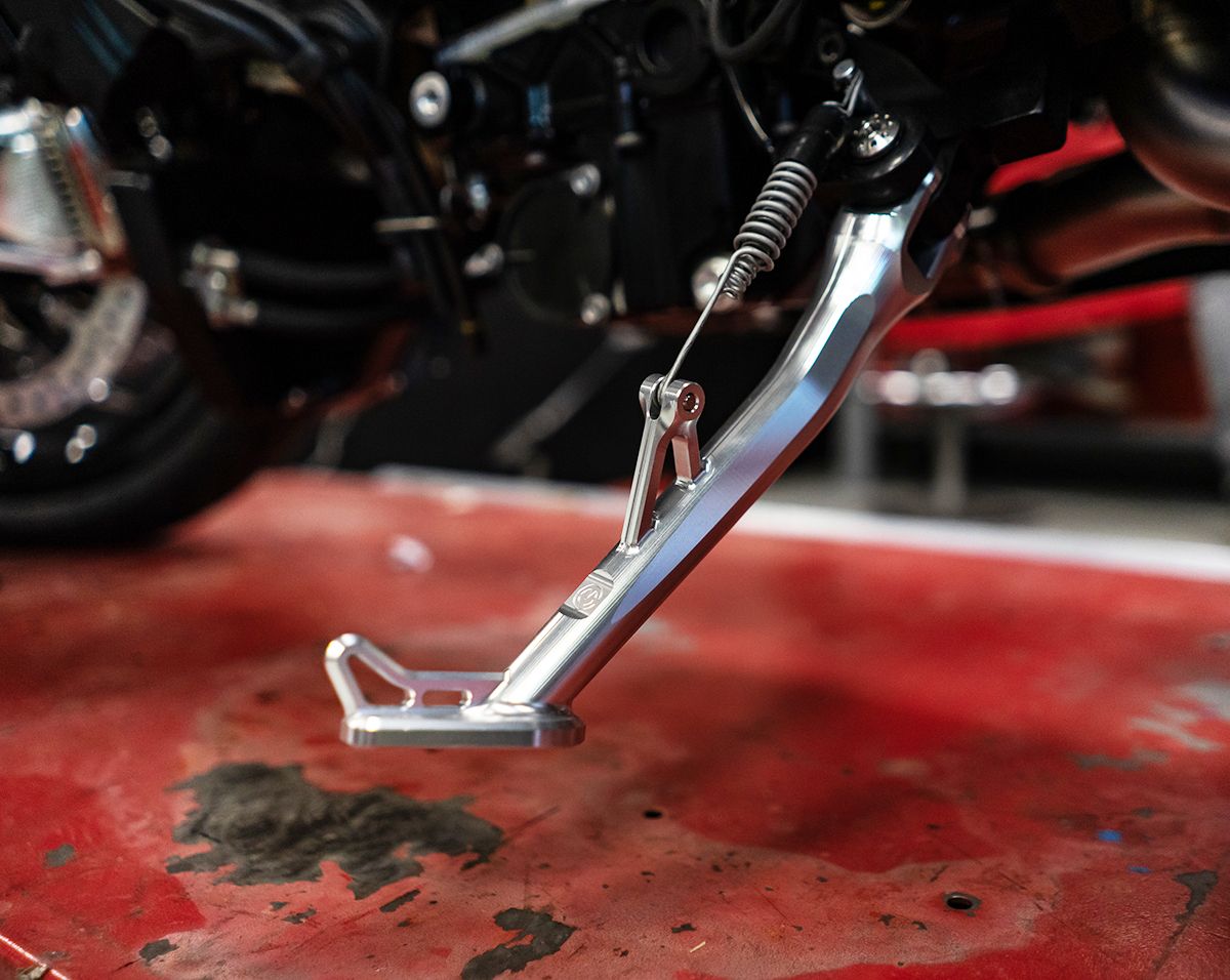 Motocorse Billet Aluminum Side Stand (Kickstand) for Ducati Diavel V4 Motocorse Billet Aluminum Side Stand (Kickstand) for Ducati Diavel V4