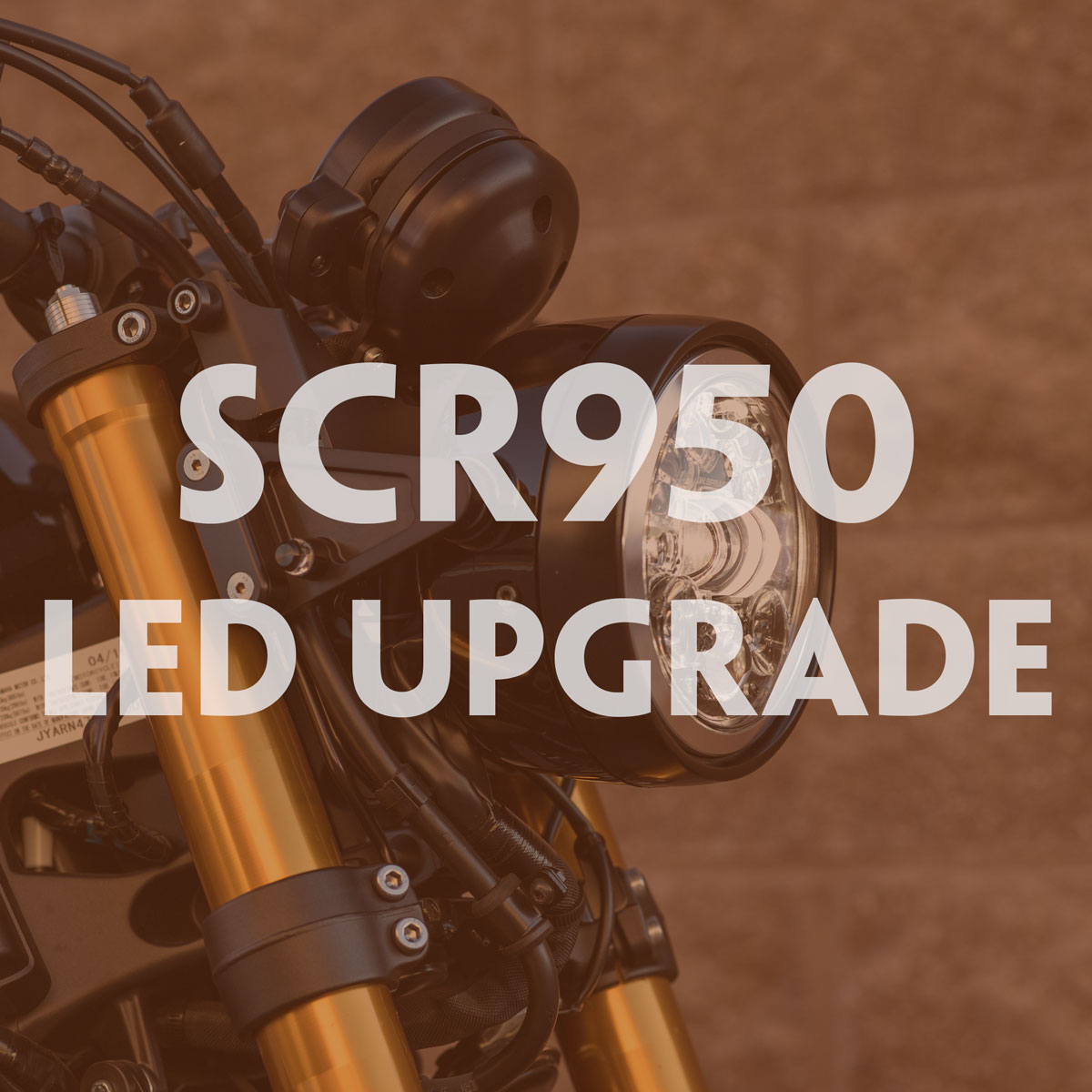 Motodemic LED Headlight Conversion Kit for the Yamaha SCR950 Motodemic LED Headlight Conversion Kit for the Yamaha SCR950