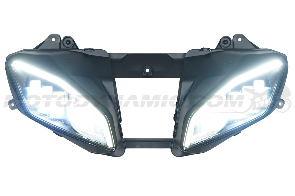Motodynamic Full LED Projection Headlight with DRL For Yamaha YZF-R6 ...