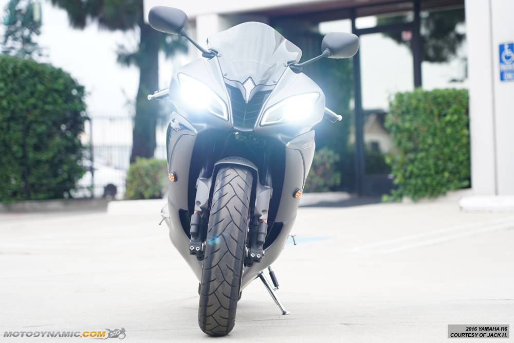Motodynamic Full LED Projection Headlight with DRL For Yamaha YZF-R6 ...