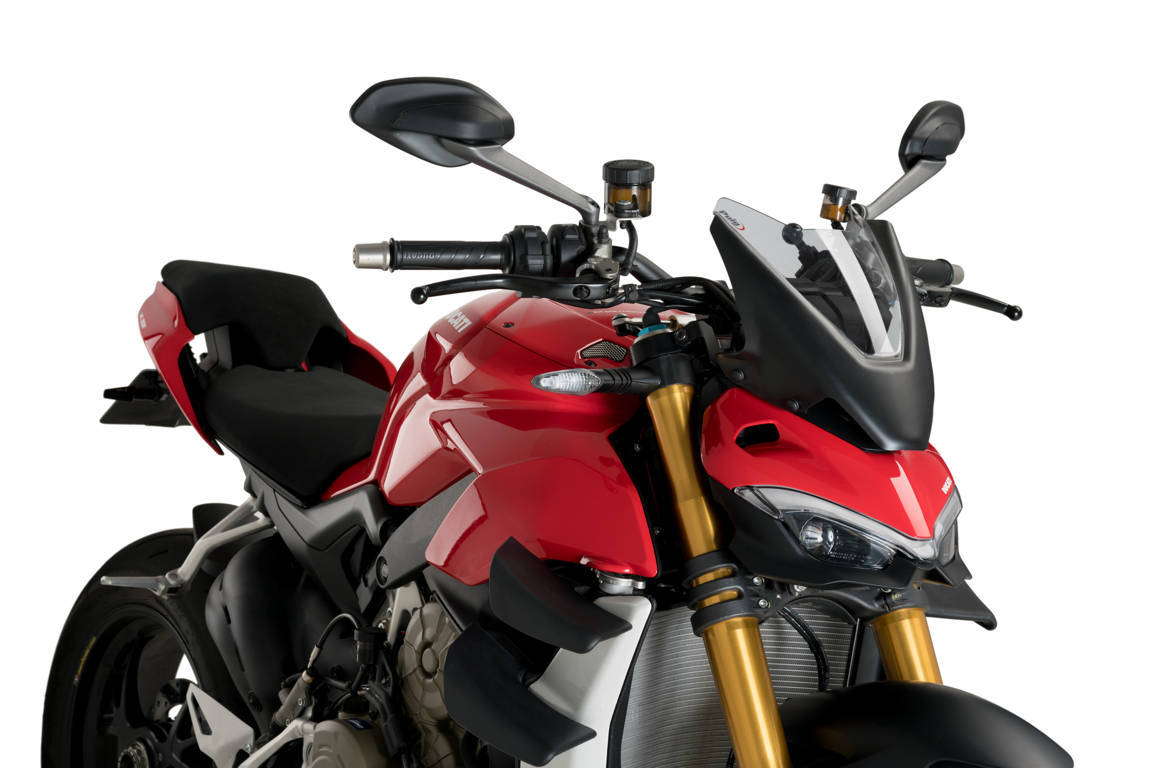 PUIG New Generation Sport Windscreen for Ducati Streetfighter V4 / S PUIG New Generation Sport Windscreen for Ducati Streetfighter V4 / S