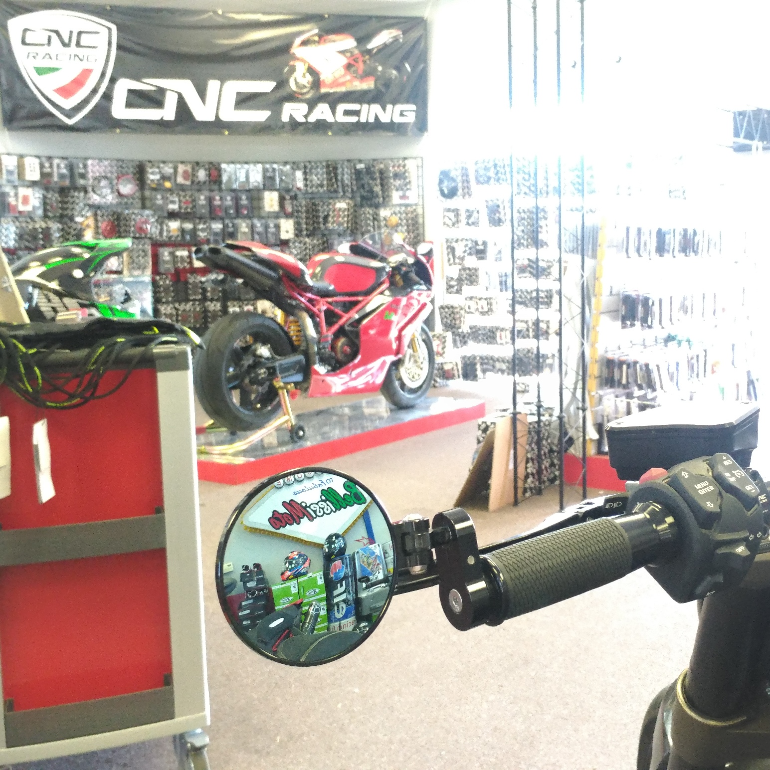 Cnc racing bar end mirrors new arrivals