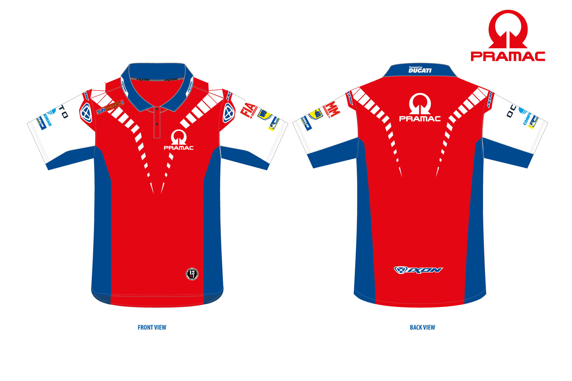 Pramac Racing Teamwear Polo Pramac Racing Teamwear Polo