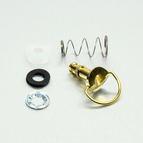 2 x Black Dzus Fasteners Quarter Turn 17 mm D ring 2x DZUS 6 mm clip & washers 