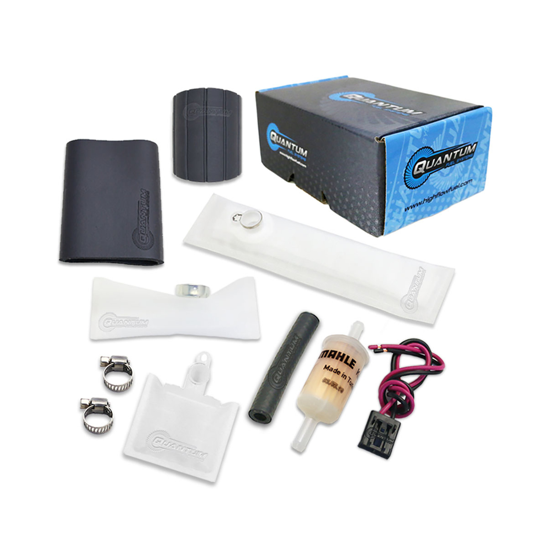 Quantum Fuel Systems Fuel Pump Repair Kit w/ Fuel Filter, Strainer for ...