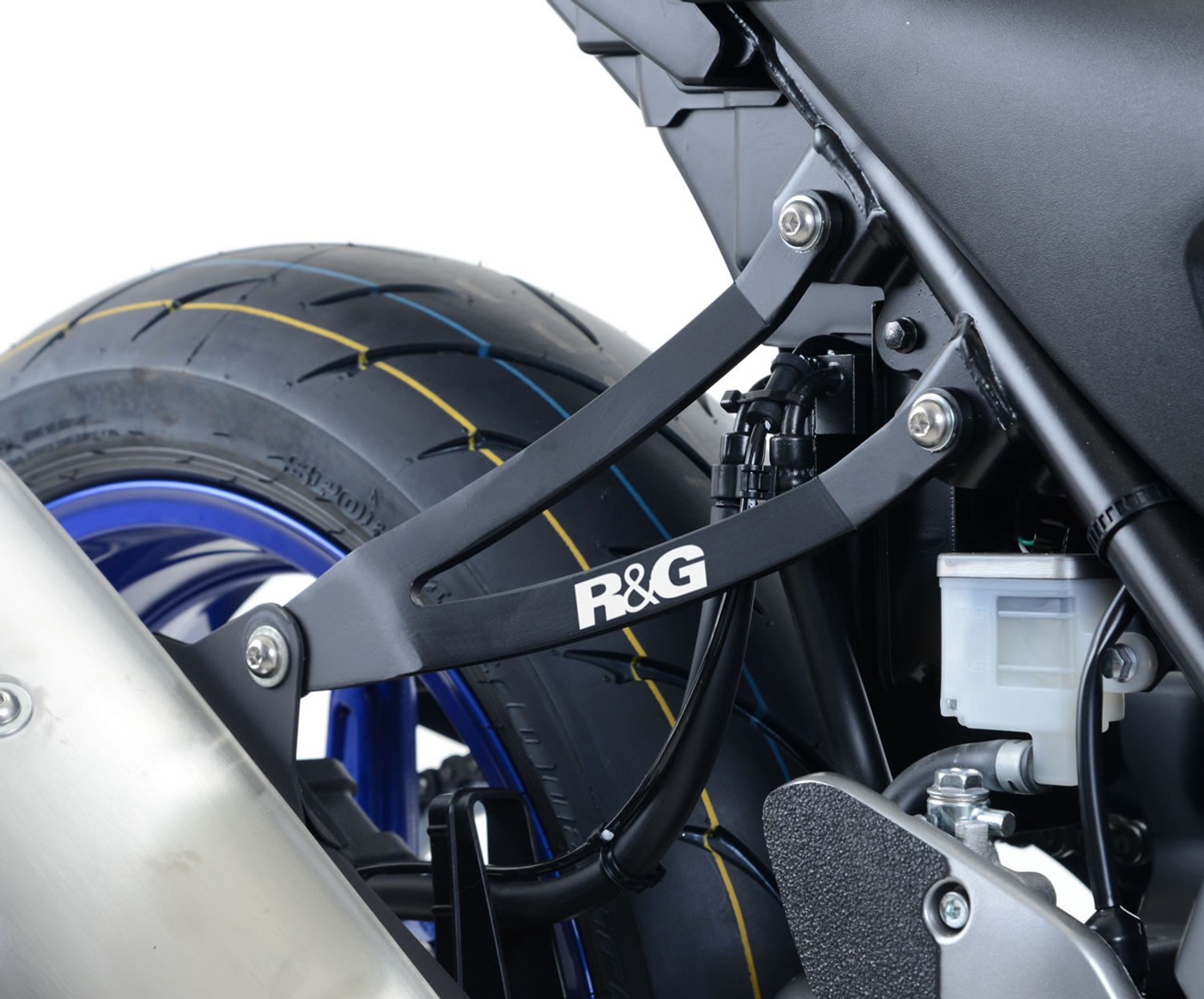 R&G Racing Exhaust Hanger & Left Hand Footrest Blanking Plate (kit 