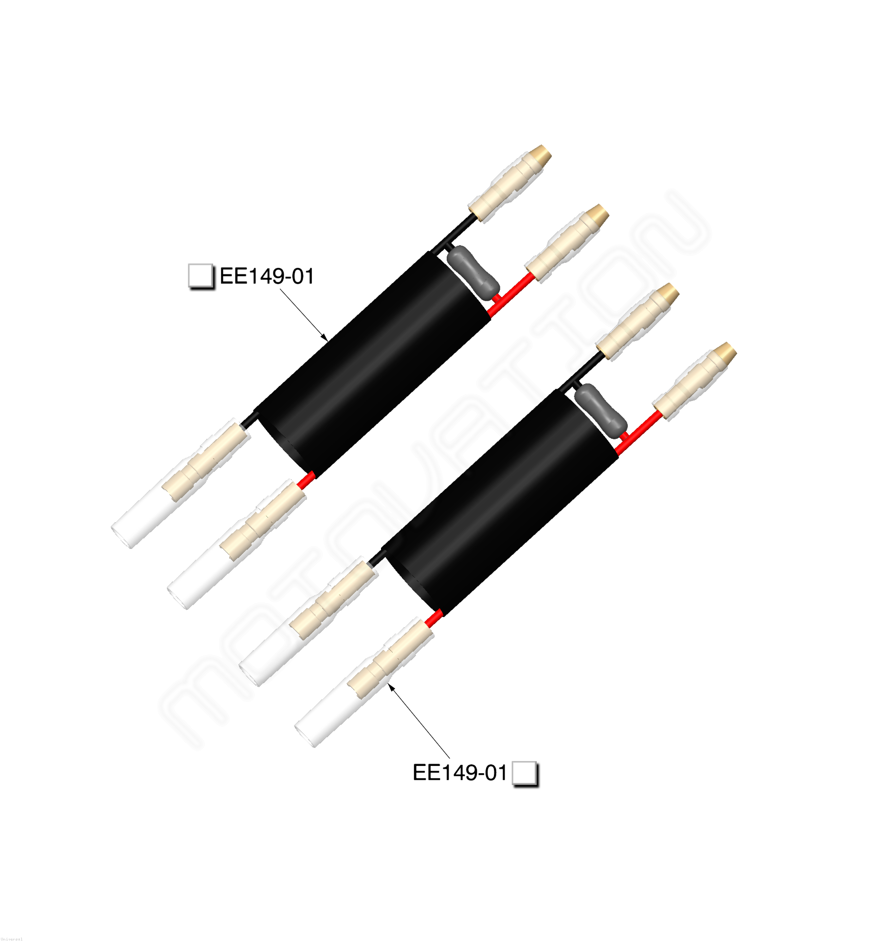 Rizoma Turn Signal (Indicator) Cable Adapter Kit w/ 3 W - 38 Ohm Resistors Rizoma Turn Signal (Indicator) Cable Adapter Kit w/ 3 W - 38 Ohm Resistors