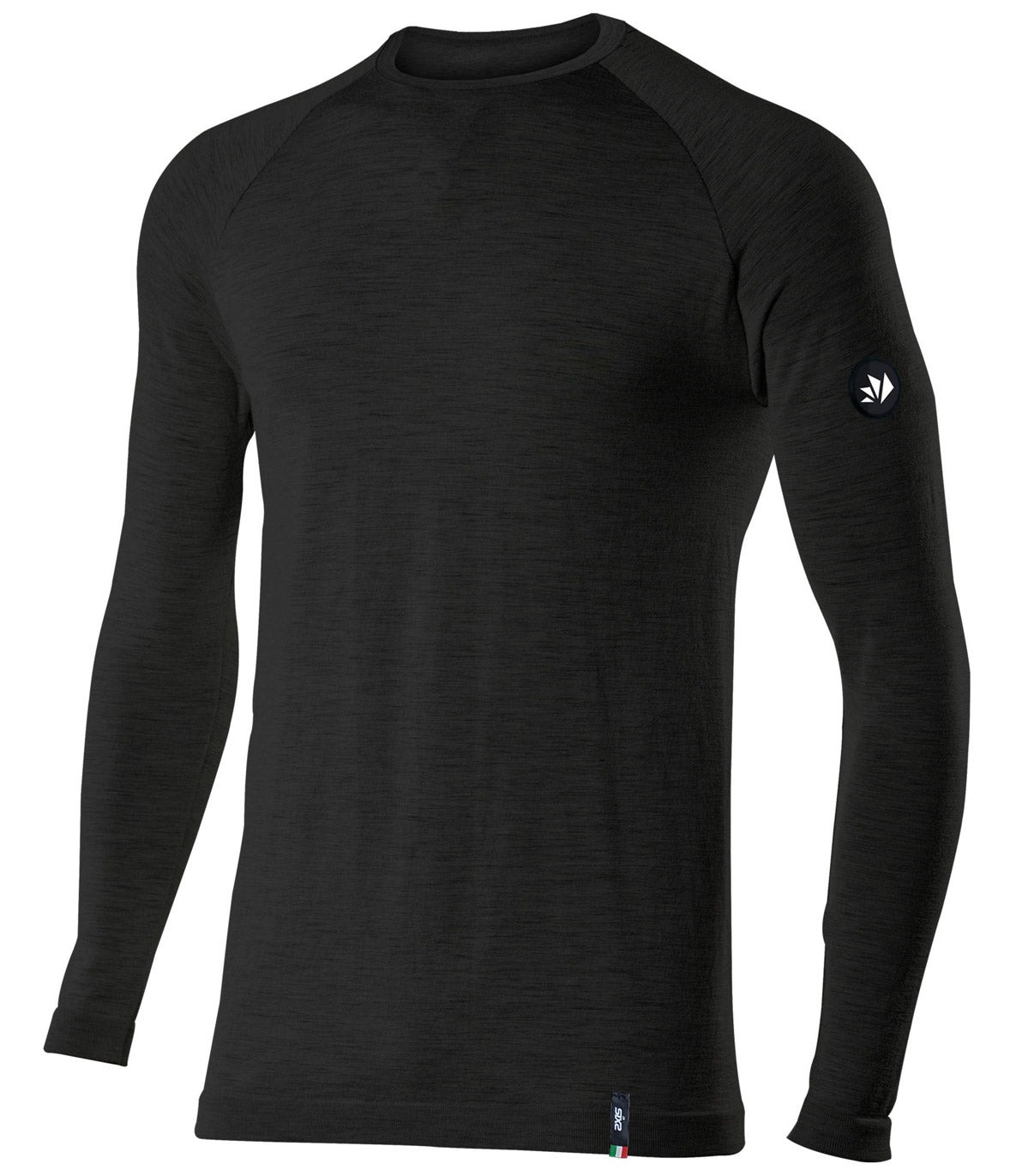 SIX2 Lightweight Merino Wool Long-sleeve Mock Neck Shirt SIX2 Lightweight Merino Wool Long-sleeve Mock Neck Shirt