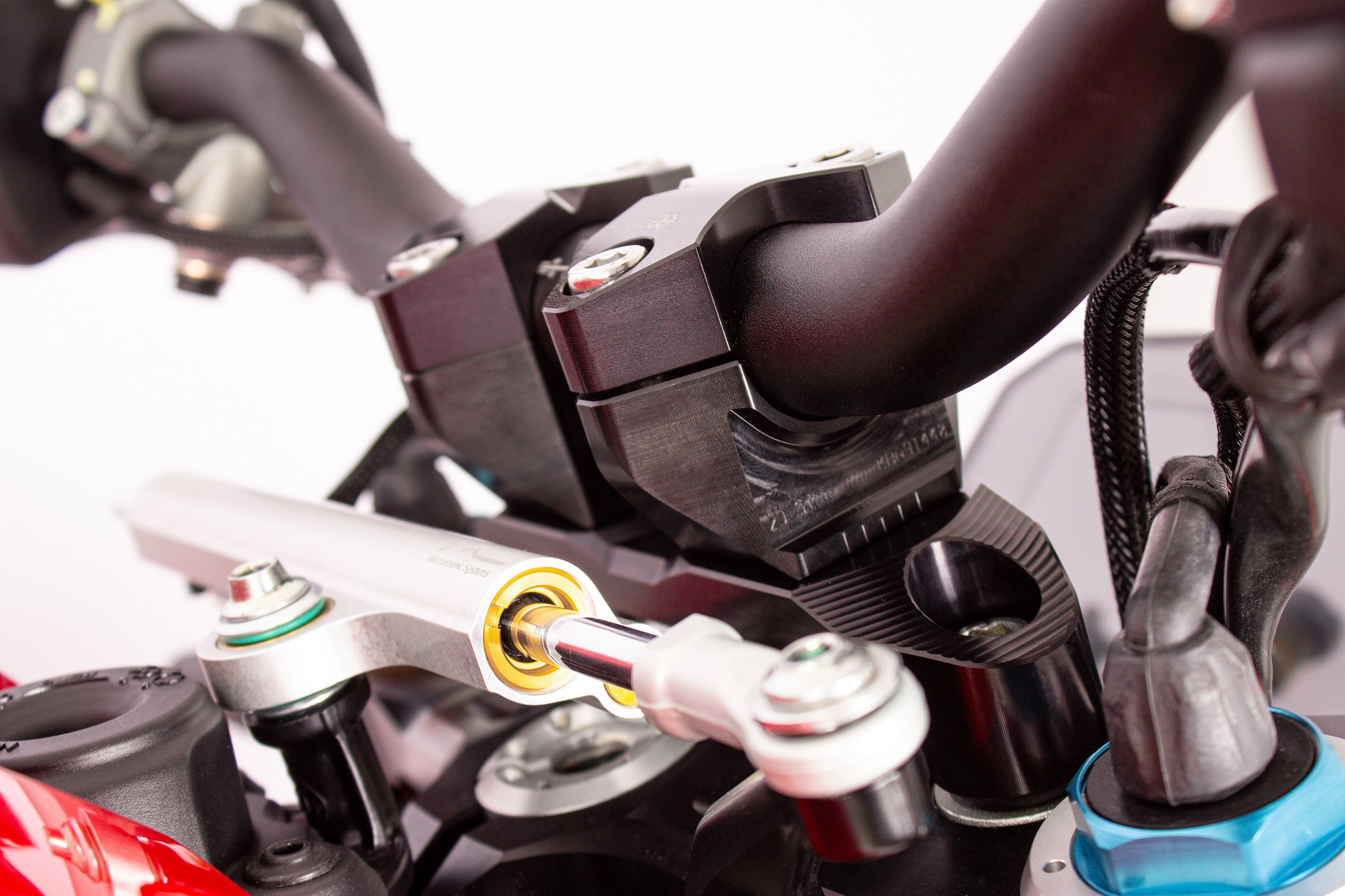 Gilles 2D.GT Adjustable Handlebar Risers for the Ducati Streetfighter