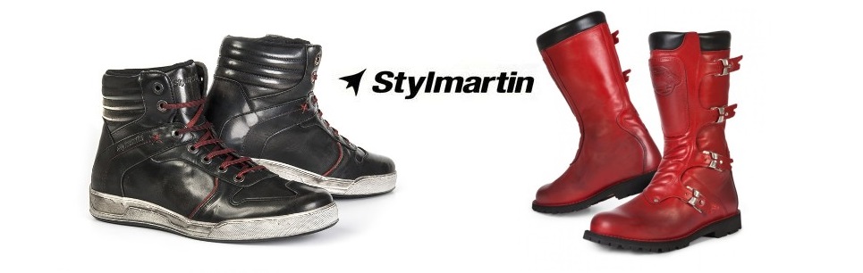 Bottes moto homme Stylmartin Matrix, look scrambler, custom