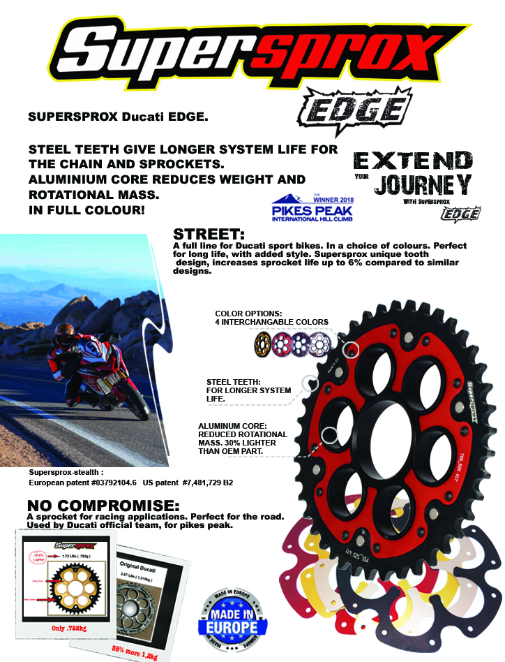 スパーギア Supersprox Ducati EDGE Rear Sprocket for Ducati 998 / 996