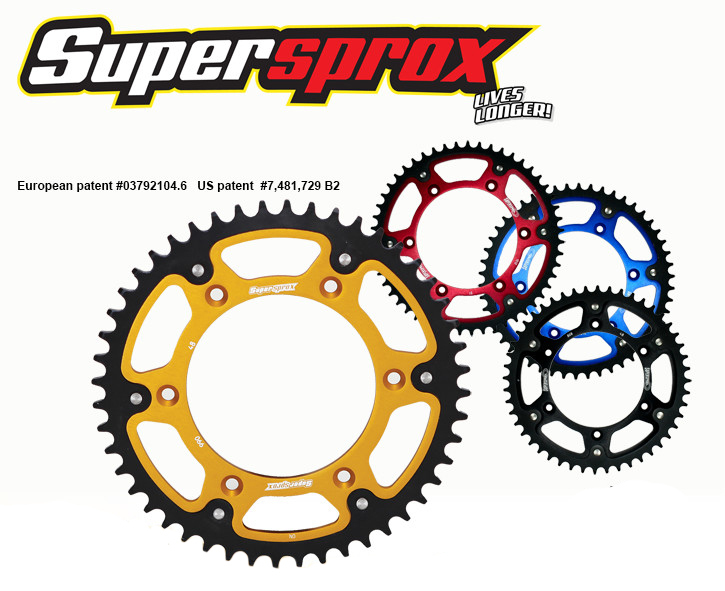Supersprox Stealth Rear Sprocket for Motorcycles with Dual
