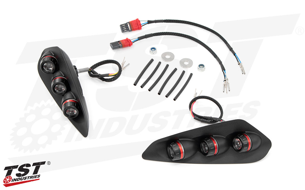 TST Industries BMW S1000RR 2019-2022 Blau Integriertes Licht