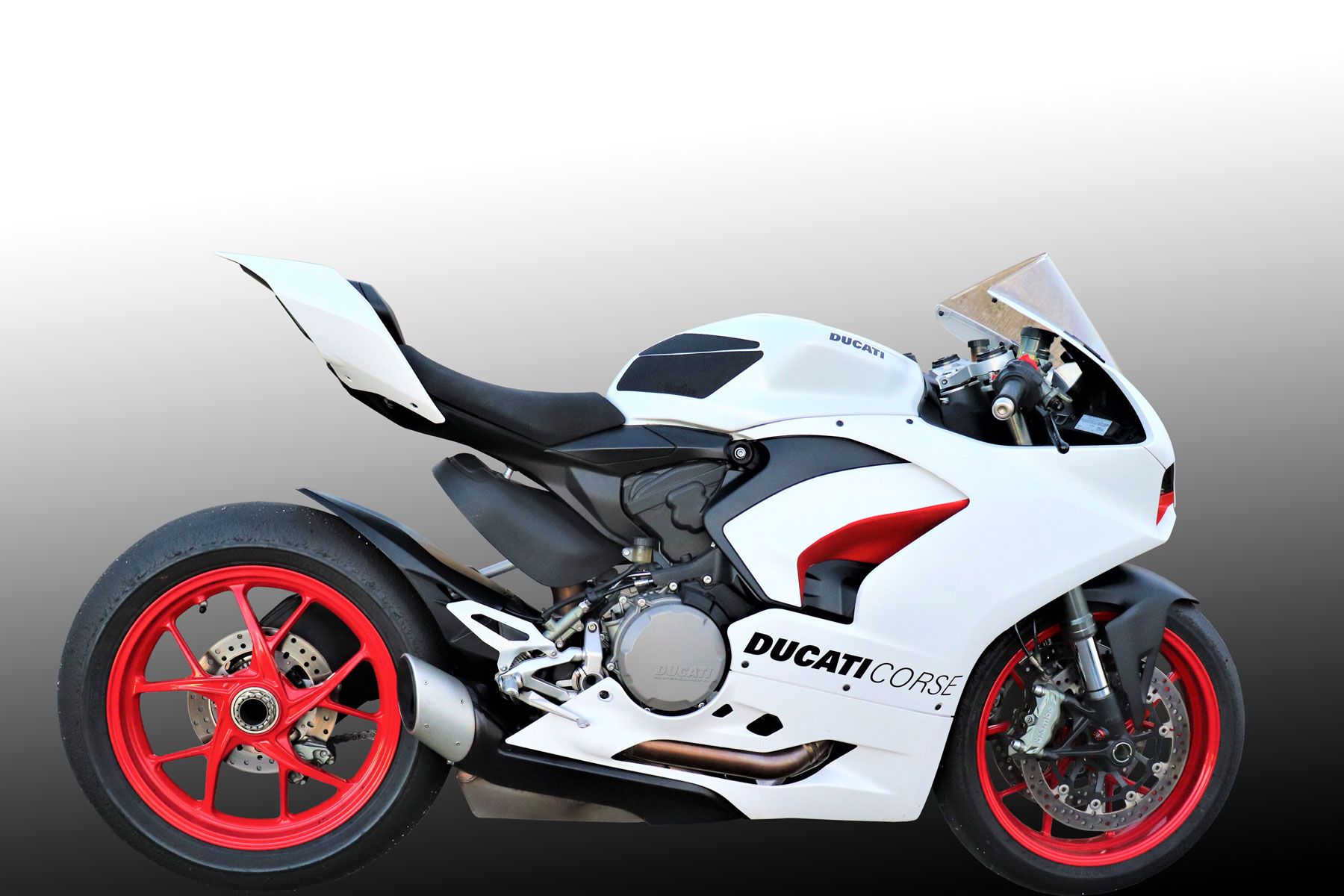 TechSpec Tank Grip Pads TRACK DAY Style for the Ducati Panigale V2 / 1299 / 1199 / 959 / 899 TechSpec Tank Grip Pads TRACK DAY Style for the Ducati Panigale V2 / 1299 / 1199 / 959 / 899