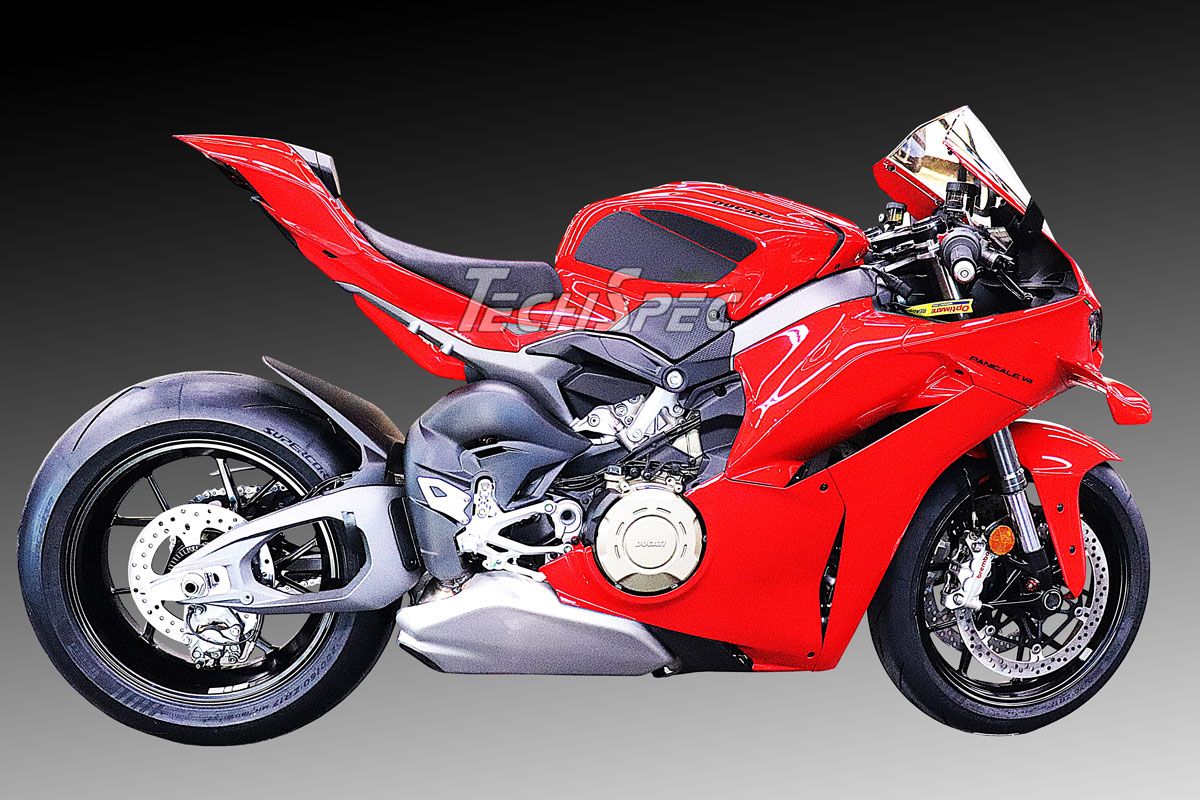 TechSpec Tank Grip Pads for the Ducati Panigale V4 (2025+) TechSpec Tank Grip Pads for the Ducati Panigale V4 (2025+)