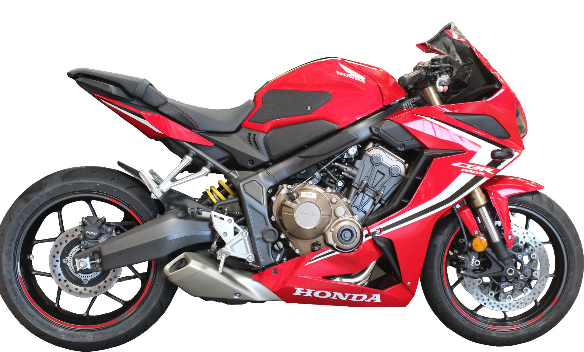 TechSpec Tank Grip Pads for the Honda CBR650RR and CB650R (2019+) TechSpec Tank Grip Pads for the Honda CBR650RR and CB650R (2019+)