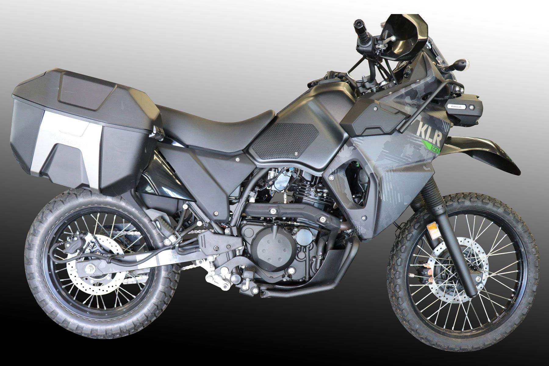 TechSpec Tank Grip Pads for the Kawasaki KLR 650 (2022+) TechSpec Tank Grip Pads for the Kawasaki KLR 650 (2022+)