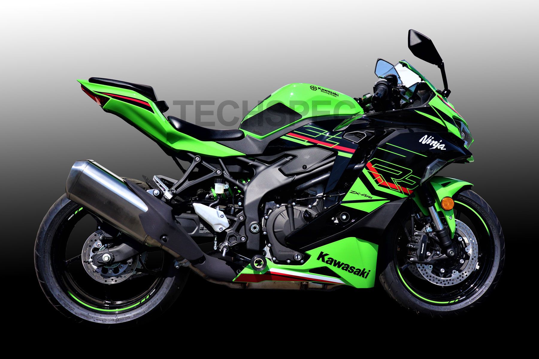 TechSpec Tank Grip Pads for the Kawasaki Ninja ZX-4RR (2023+) TechSpec Tank Grip Pads for the Kawasaki Ninja ZX-4RR (2023+)