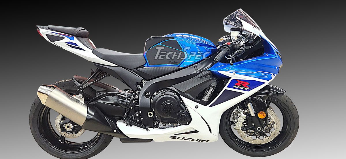 TechSpec Tank Extender and Tank Grip Pads for the Suzuki GSX-R600 / GSX-R750 (2011+) TechSpec Tank Extender and Tank Grip Pads for the Suzuki GSX-R600 / GSX-R750 (2011+)