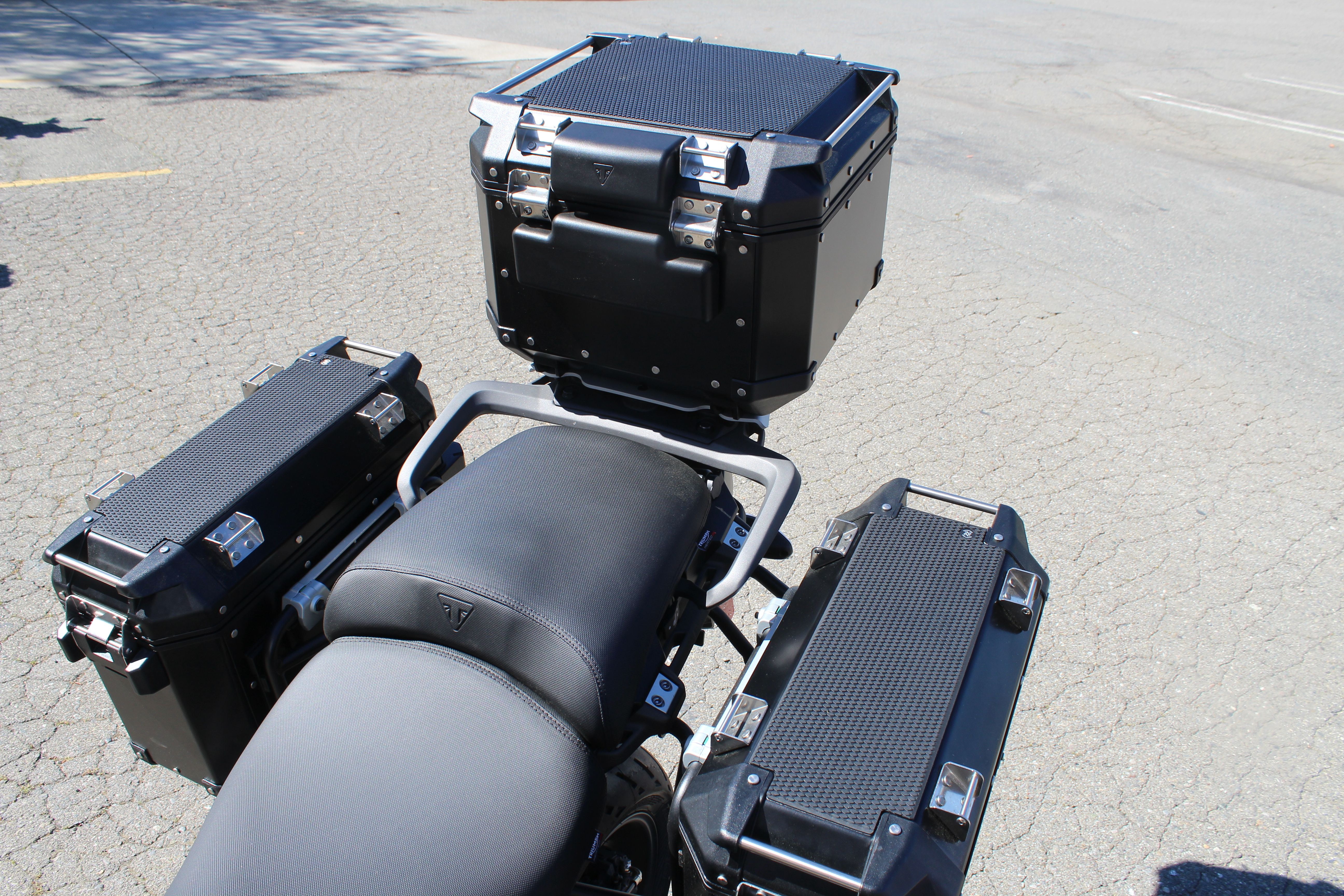 TechSpec Pannier Guards for the Triumph Givi Outback 37ltr Right, 37ltr Left and 42ltr Back/Tail COMBO KIT Snake Skin TechSpec Pannier Guards for the Triumph Givi Outback 37ltr Right, 37ltr Left and 42ltr Back/Tail COMBO KIT Snake Skin