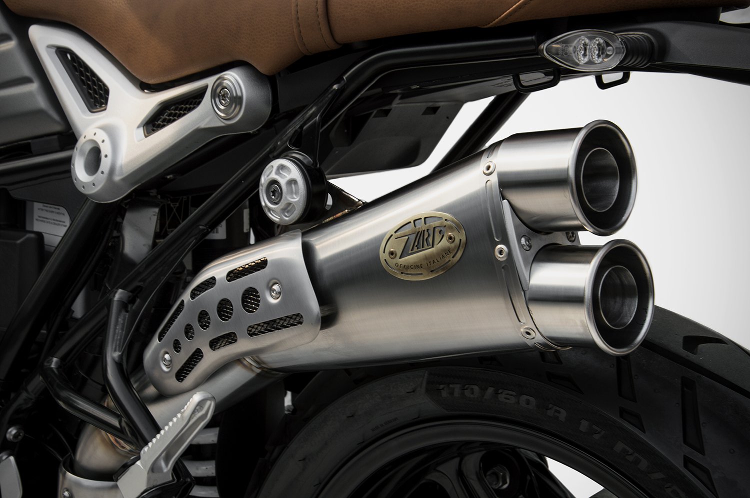 ZARD Stainless LIMITED EDITION High Mount Slip-on Exhaust for the BMW R ...