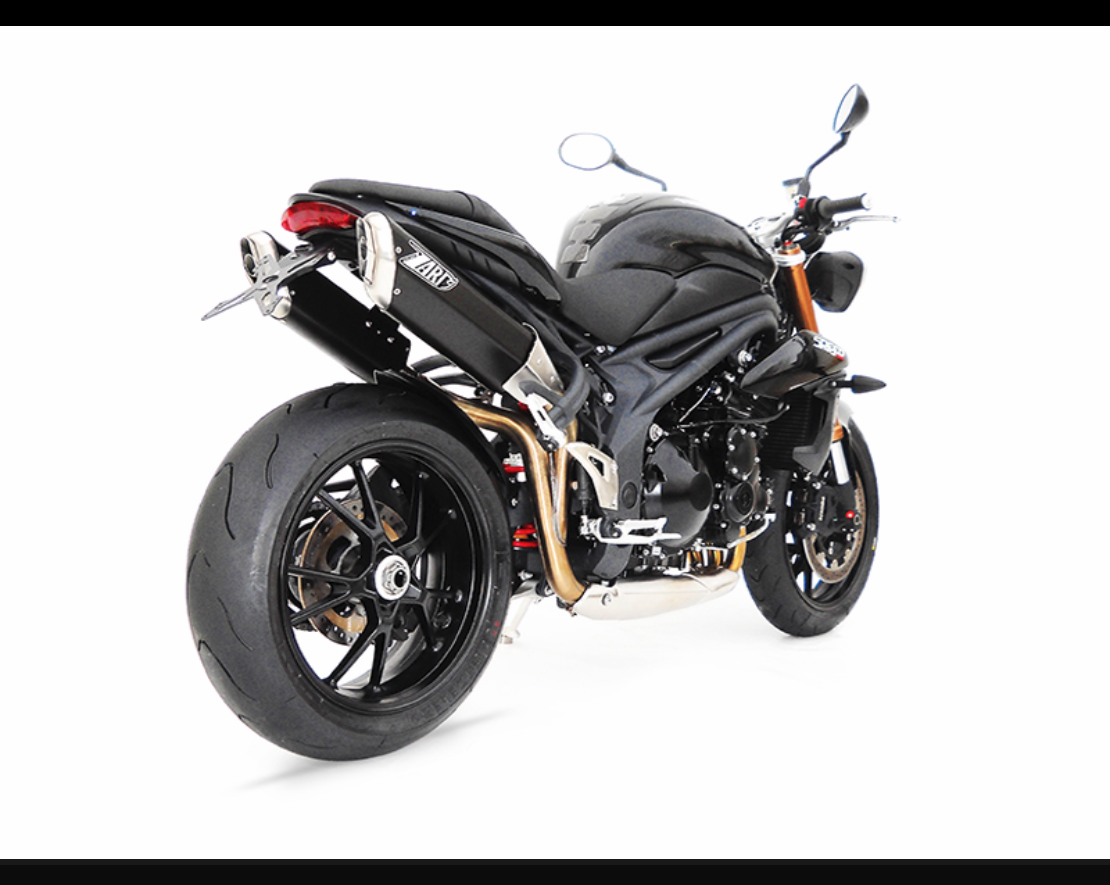 ZARD Penta High Mount Exhaust for Triumph Speed Triple (2011+)
