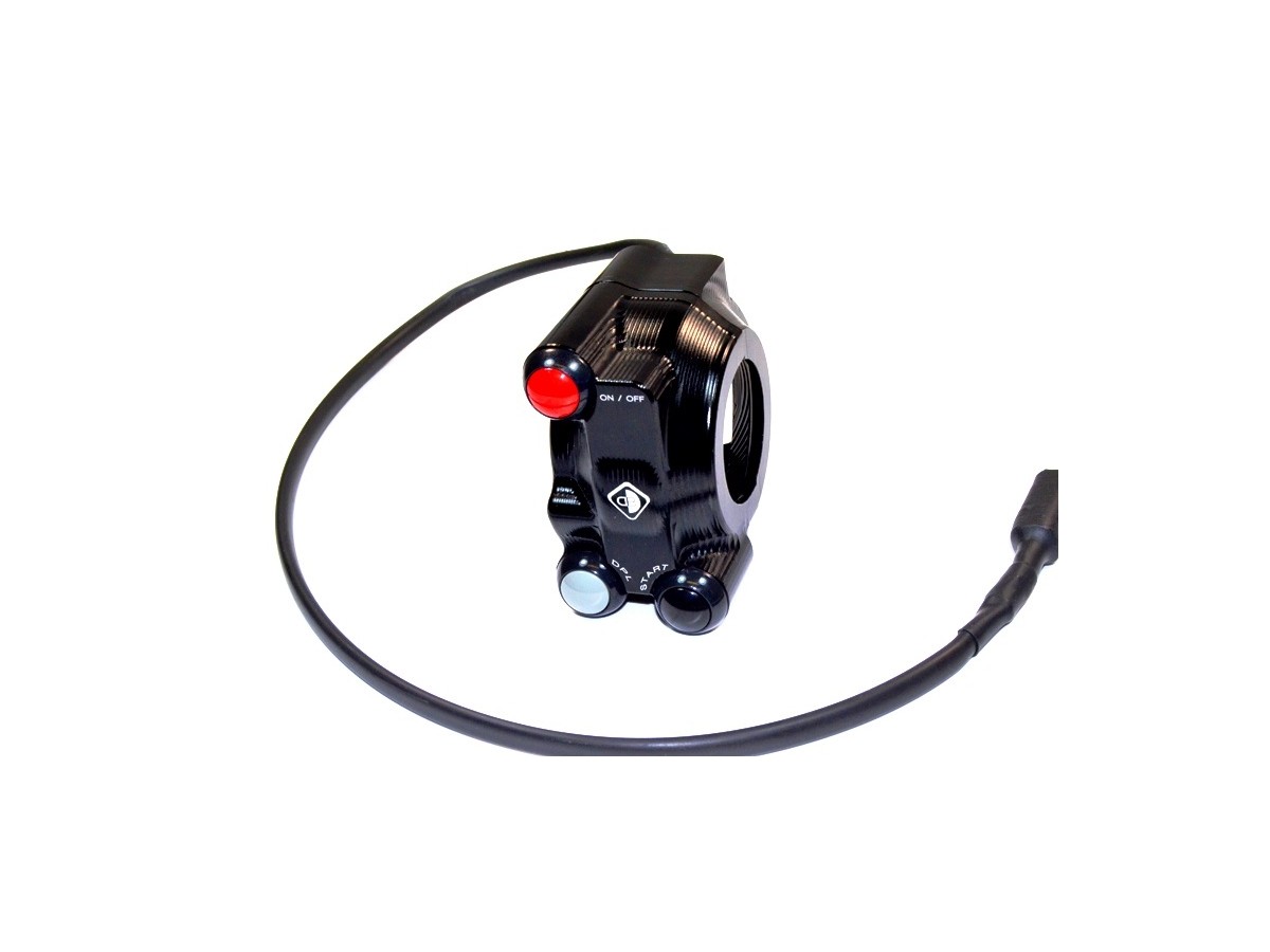 DBK Special Parts (Ducabike) Billet Throttle Housing & Run / Stop / Start Switches for Panigale V2 DBK Special Parts (Ducabike) Billet Throttle Housing & Run / Stop / Start Switches for Panigale V2
