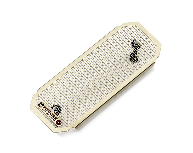 Motocorse Titanium Oil Cooler Protector for Ducati Scrambler Motocorse Titanium Oil Cooler Protector for Ducati Scrambler