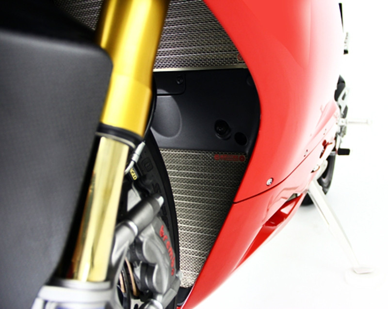 Motocorse Titanium Upper and Lower Radiator Protectors Ducati 1299/1199/959/899 Motocorse Titanium Upper and Lower Radiator Protectors Ducati 1299/1199/959/899
