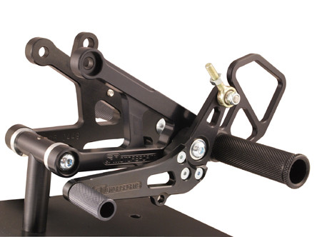 WOODCRAFT Yamaha R6 (06-16) Rear Set Kit with Shift Pedal Standard Shift BLACK WOODCRAFT Yamaha R6 (06-16) Rear Set Kit with Shift Pedal Standard Shift BLACK