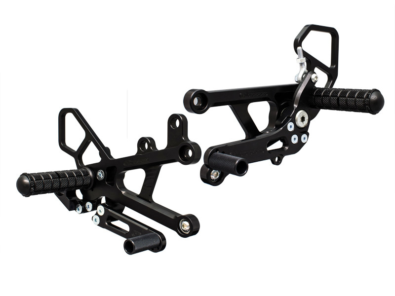 WOODCRAFT Yamaha R6 (2017+) Complete Rear Set Kit Standard Shift BLACK - WILL ALSO FIT 2006-16 MODELS WOODCRAFT Yamaha R6 (2017+) Complete Rear Set Kit Standard Shift BLACK - WILL ALSO FIT 2006-16 MODELS